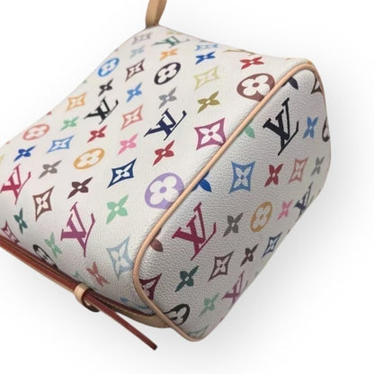 White Monogram Bucket Bag, Pouch, Lock | VIP/GWP