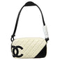 White Black Quilted Cambon Camera Bag w/ Box | VIP/GWP