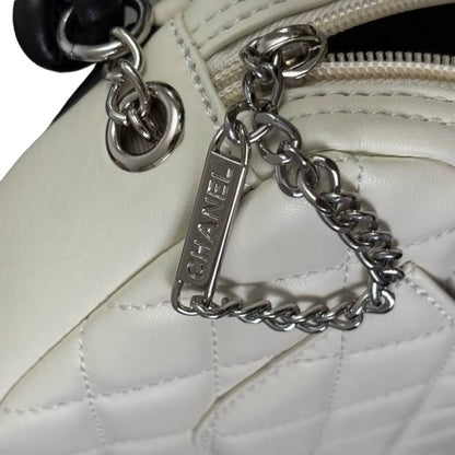 White Black Quilted Cambon Camera Bag w/ Box | VIP/GWP