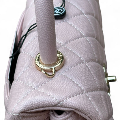Pink Quilted CoCo Top Handle Bag w/ Box | VIP/GWP