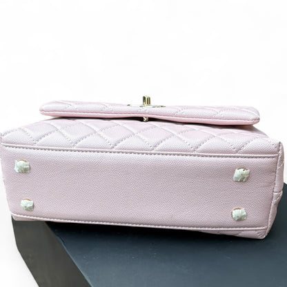 Pink Quilted CoCo Top Handle Bag w/ Box | VIP/GWP