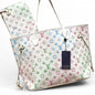 White Gradient Neverfull MM Tote & Removable Pouch | VIP/GWP