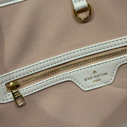 White Gradient Neverfull MM Tote & Removable Pouch | VIP/GWP