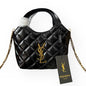 Quilted Black Gold Mini Shopping Bag w/ Box | VIP/GWP