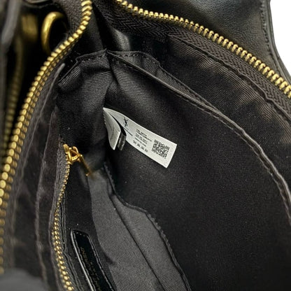 Quilted Black Gold Mini Shopping Bag w/ Box | VIP/GWP