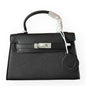 Black Silver Mini Kelly Birkin Bag w/ Box | VIP/GWP