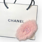 Pink Fur Pink & Rhinestone CC Oval Hair Clips | Beaute