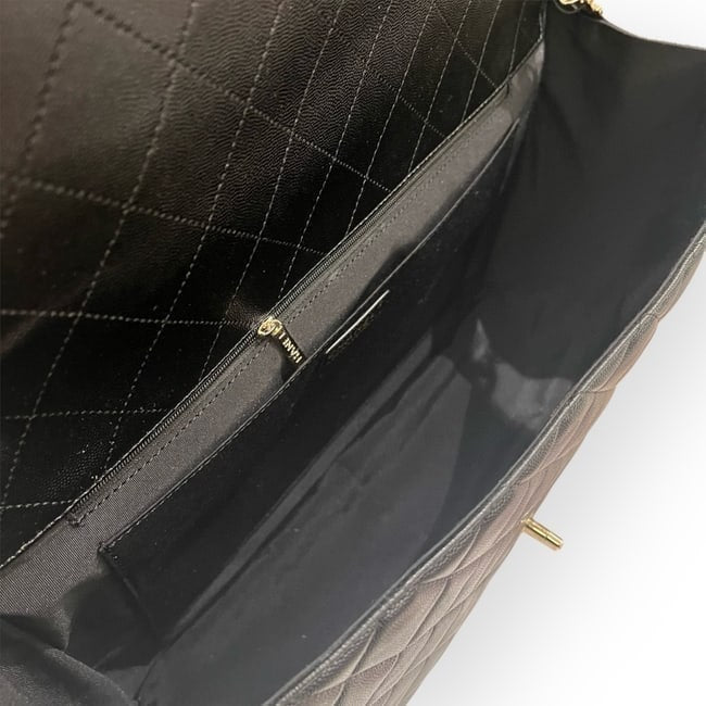 XL Black Quilted Classic Flap w/ Gift Bag | VIP/GWP