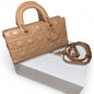 Coral Pink Diamond Motif Lady D Bag | VIP/GWP