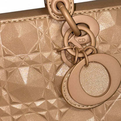 Coral Pink Diamond Motif Lady D Bag | VIP/GWP