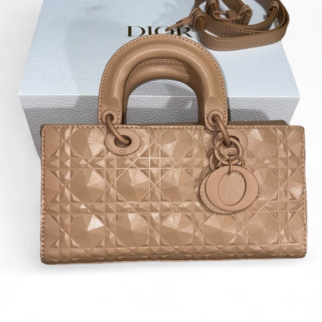 Coral Pink Diamond Motif Lady D Bag | VIP/GWP