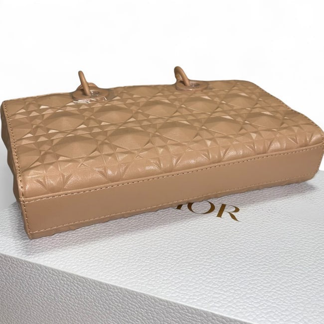 Coral Pink Diamond Motif Lady D Bag | VIP/GWP