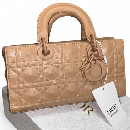 Coral Pink Diamond Motif Lady D Bag | VIP/GWP
