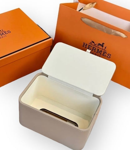 White Front Logo Tissue Box Cover | VIP/GWP