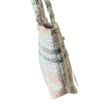 Coral Pink Tweed Detailed Logo U.L Tote | VIP/GWP