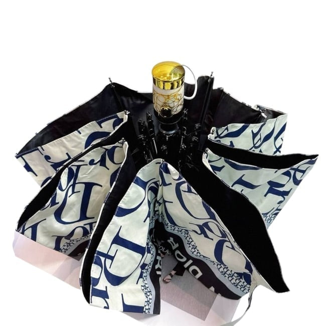 White Black Top Logo Umbrella, Sleeve | VIP/GWP