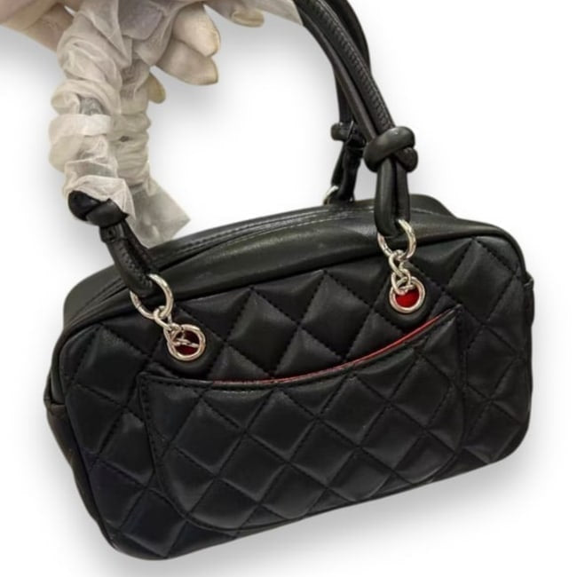 Quilted Cambon Mini Bowler Bag w/ Box | VIP/GWP