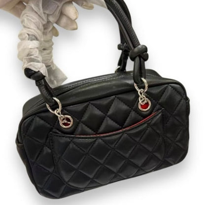 Quilted Cambon Mini Bowler Bag w/ Box | VIP/GWP