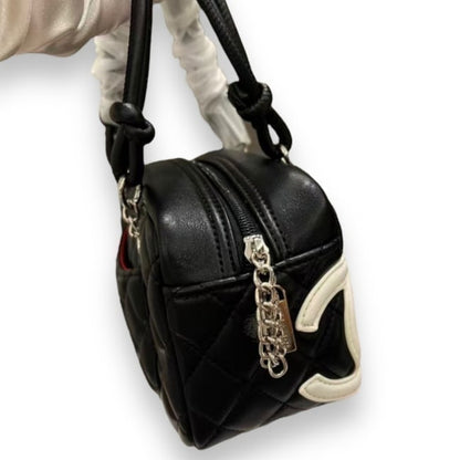 Quilted Cambon Mini Bowler Bag w/ Box | VIP/GWP