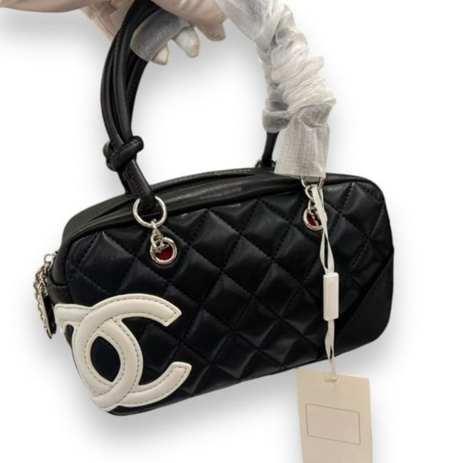 Quilted Cambon Mini Bowler Bag w/ Box | VIP/GWP