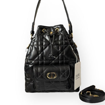 Christian Black Gold Drawstring Bag w/ Box | VIP/GWP
