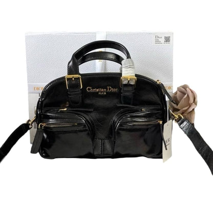 Christian Black Gold Grand Tour Bag w/ Box | VIP/GWP