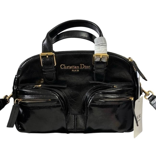 Christian Black Gold Grand Tour Bag w/ Box | VIP/GWP