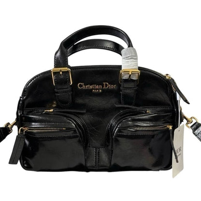 Christian Black Gold Grand Tour Bag w/ Box | VIP/GWP
