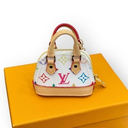 x Takashi Murakami Micro Alma White Bag Keychain | VIP/GWP