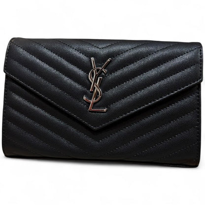 Black & Silver Wallet On Chain w/ Box | VIP/GWP