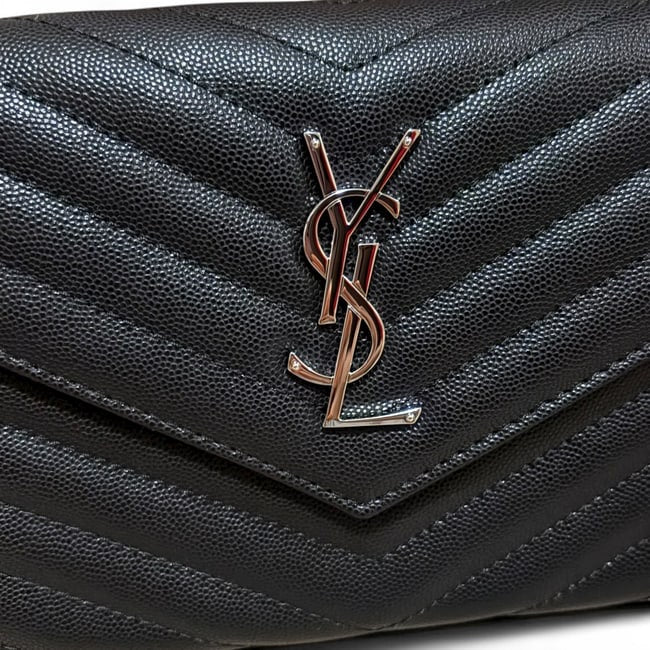 Black & Silver Wallet On Chain w/ Box | VIP/GWP