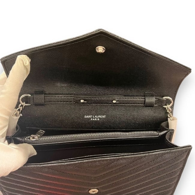 Black & Silver Wallet On Chain w/ Box | VIP/GWP