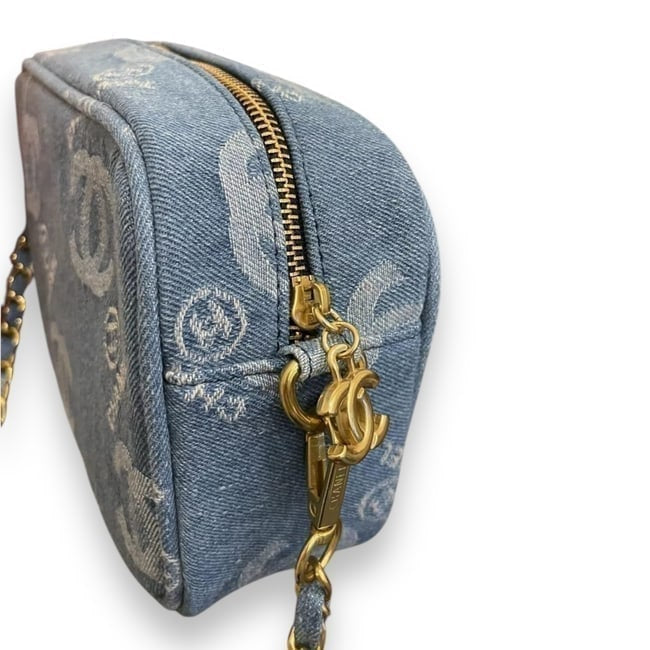 Blue Denim Cross Body Camera Bag | VIP/GWP