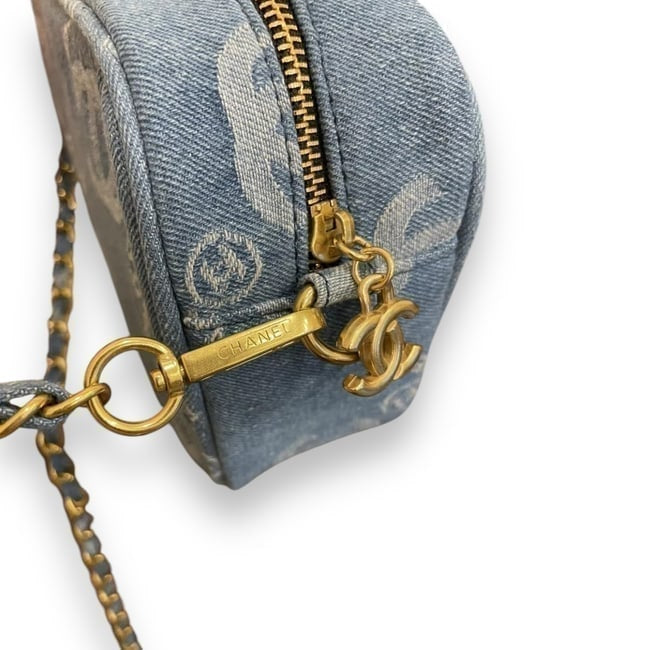 Blue Denim Cross Body Camera Bag | VIP/GWP