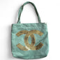 Sea Foam Green Sequin CC Double Handle Tote | VIP/GWP