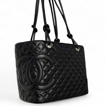 Black On Black Cambon Tote w/ Gift Bag | VIP/GWP