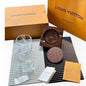 5Pc Custom Glass Monogram Coaster Set w/ Box | VIP/GWP