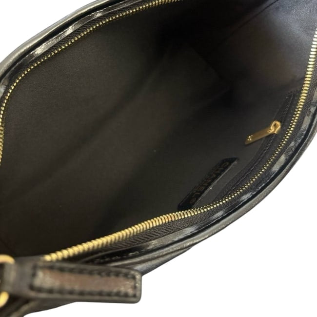 Black Quilted Chunky Chain Hobo Bag | VIP/GWP