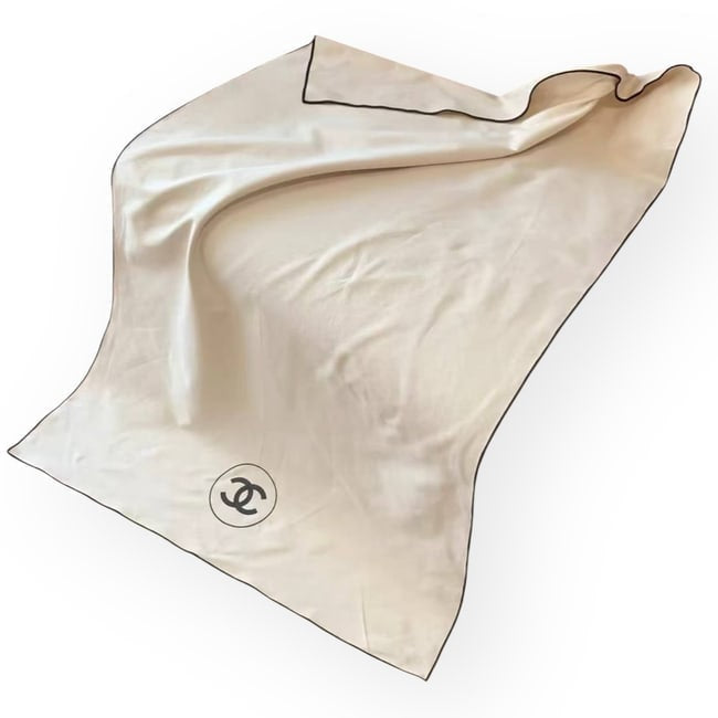 White Top Logo Towel Blanket & Storage | VIP/GWP