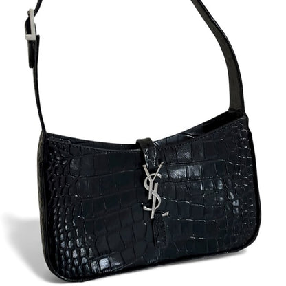 Black Silver LE 5A7 Hobo Bag w/ Gift Bag | VIP/GWP
