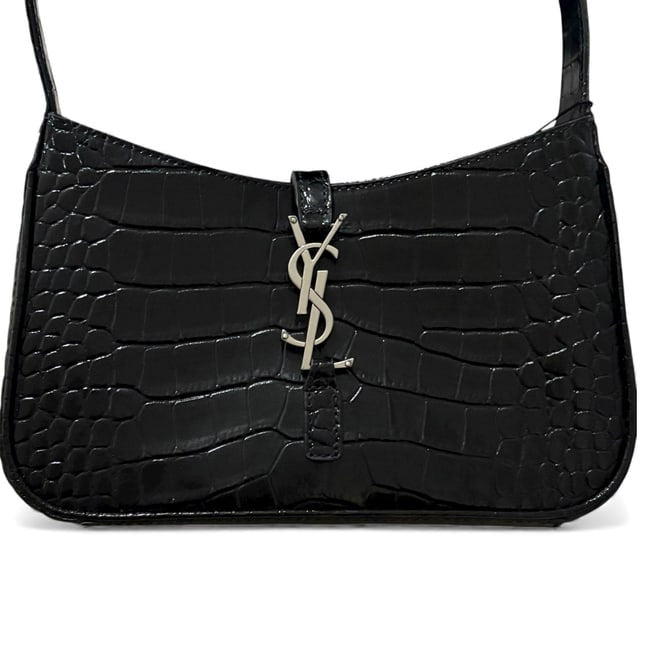 Black Silver LE 5A7 Hobo Bag w/ Gift Bag | VIP/GWP