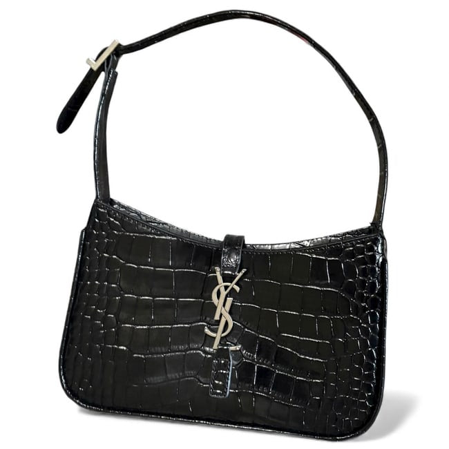 Black Silver LE 5A7 Hobo Bag w/ Gift Bag | VIP/GWP
