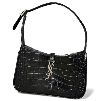 Black Silver LE 5A7 Hobo Bag w/ Gift Bag | VIP/GWP