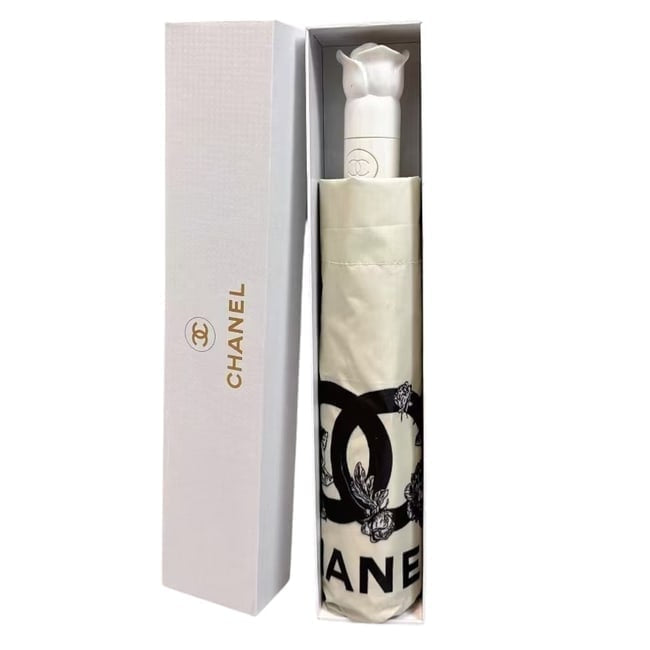 White Black Rose Handle Edition Umbrella | VIP/GWP