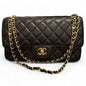 Jumbo Black Quilted Classic Flap Bag | VIP/GWP