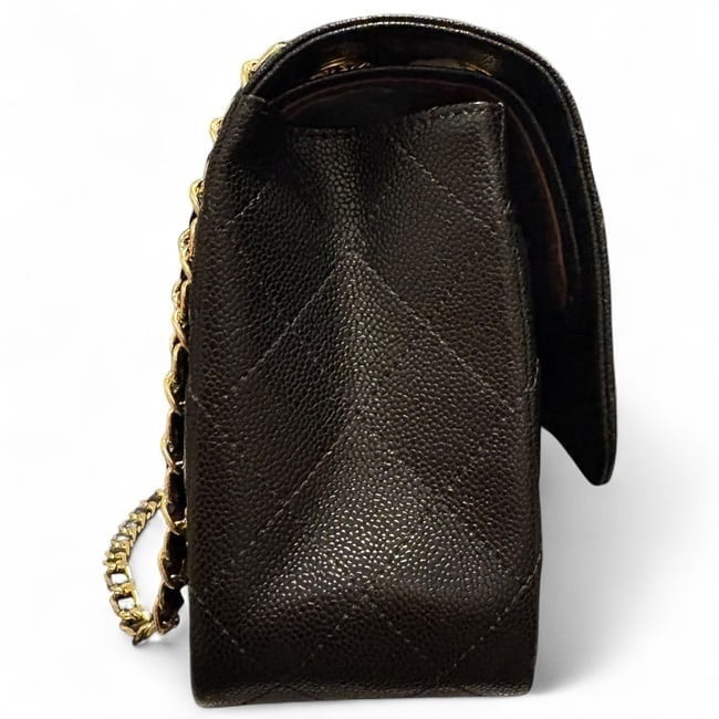 Jumbo Black Quilted Classic Flap Bag | VIP/GWP