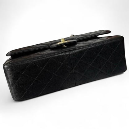 Jumbo Black Quilted Classic Flap Bag | VIP/GWP