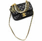 Quilted Mini Maxi Bag w Charm Pearl Detail | VIP/GWP
