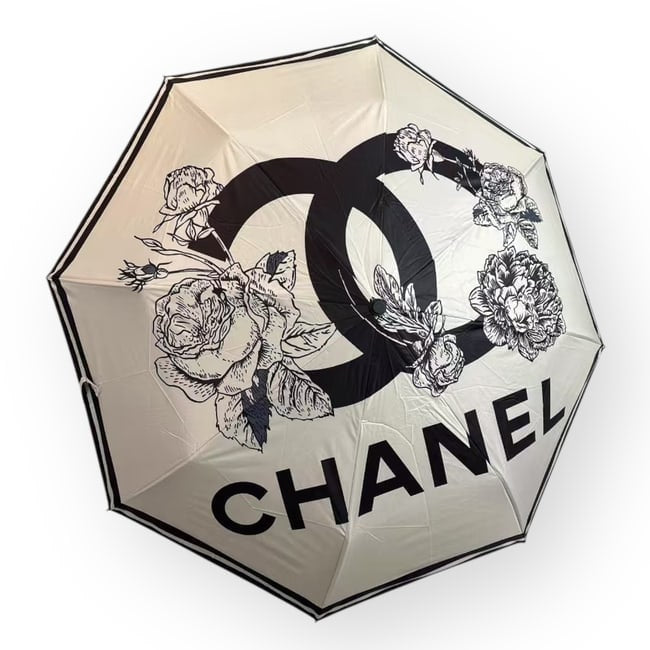 White Black Rose Handle Edition Umbrella | VIP/GWP