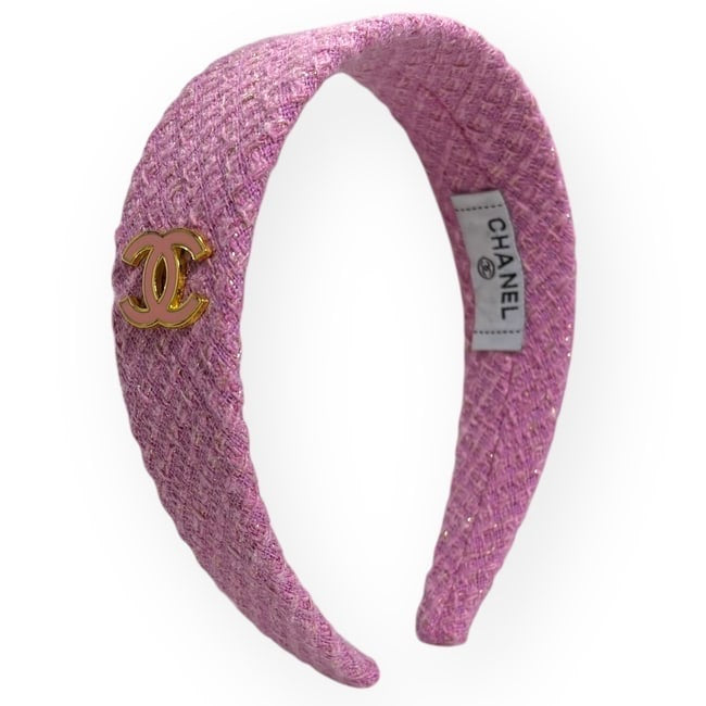 Pink CC Logo Wide Headband W Side Logo | Beaute